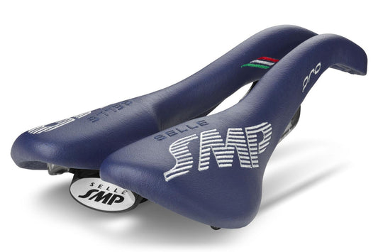 Selle SMP Pro Saddle with Carbon Rails (Blue)