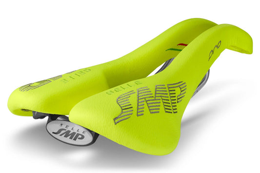 Selle SMP Pro Saddle with Steel Rails (Fluro Yellow)