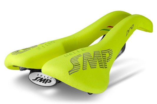 Selle SMP Pro Saddle with Carbon Rails (Fluro Yellow)