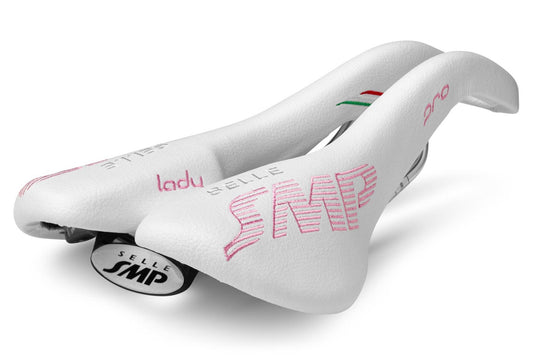 Selle SMP Pro Saddle with Steel Rails (Lady White)