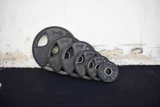 Pro Rubber Olympic Plates - Per Pair - Muscle D Fitness - High-Quality Virgin Rubber Olympic Plates