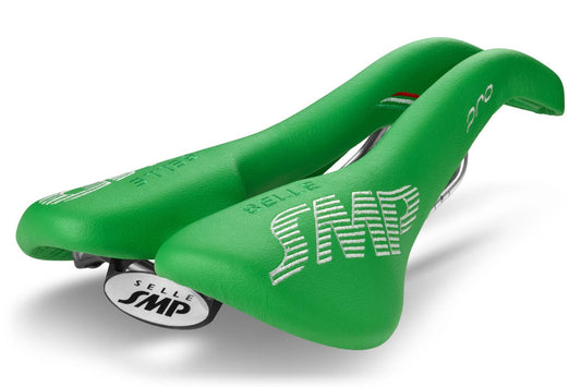 Selle SMP Pro Saddle with Steel Rails (Green)