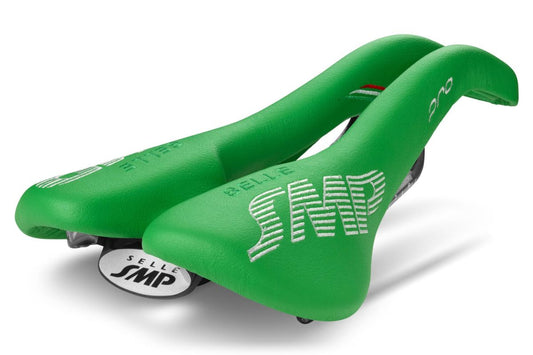 Selle SMP Pro Saddle with Carbon Rails (Green)