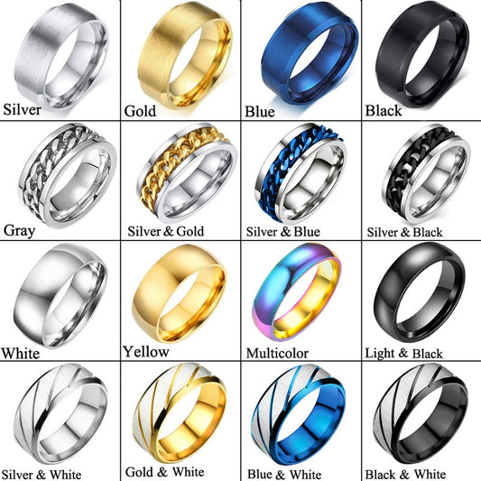 Ring for Men Women Titanium Rings