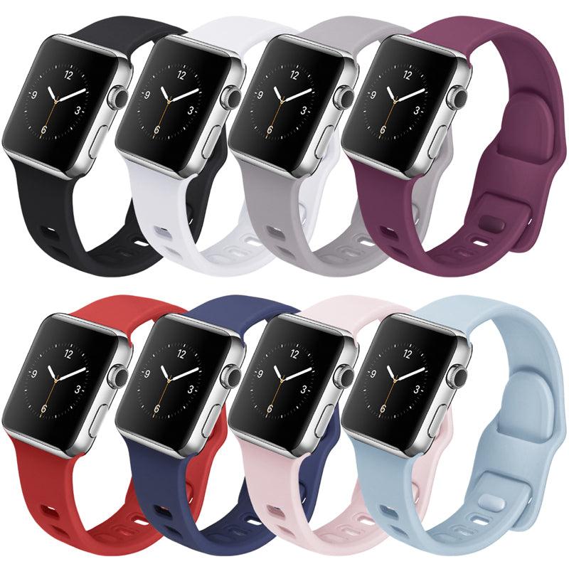 Silicone Apple Watch Band Series 11/10/9/8/7/6/5/4/ SE / Ultra 1/2/3