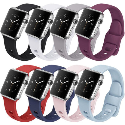 Silicone Apple Watch Band Series 11/10/9/8/7/6/5/4/ SE / Ultra 1/2/3