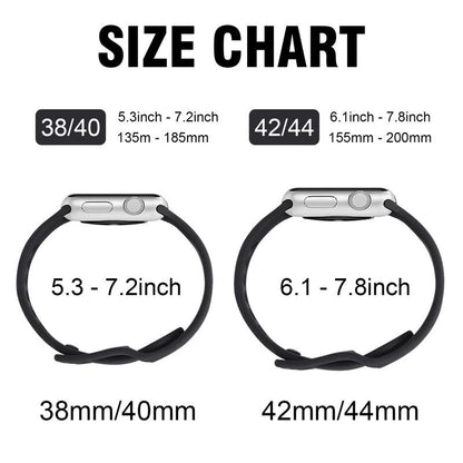 Silicone Apple Watch Band Series 11/10/9/8/7/6/5/4/ SE / Ultra 1/2/3
