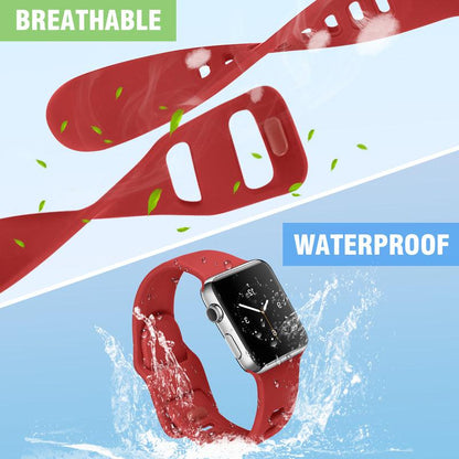 Silicone Apple Watch Band Series 11/10/9/8/7/6/5/4/ SE / Ultra 1/2/3