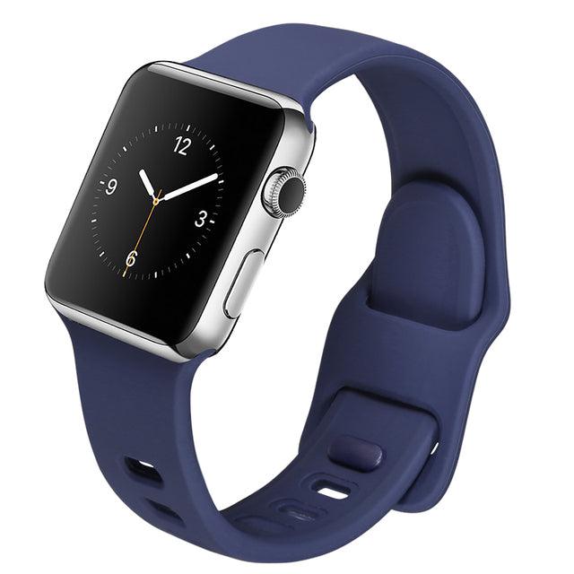 Silicone Apple Watch Band Series 11/10/9/8/7/6/5/4/ SE / Ultra 1/2/3