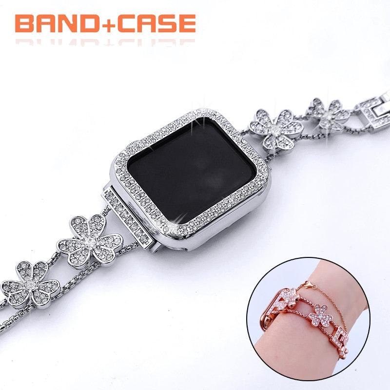 Diamond Apple Steel Band+Case