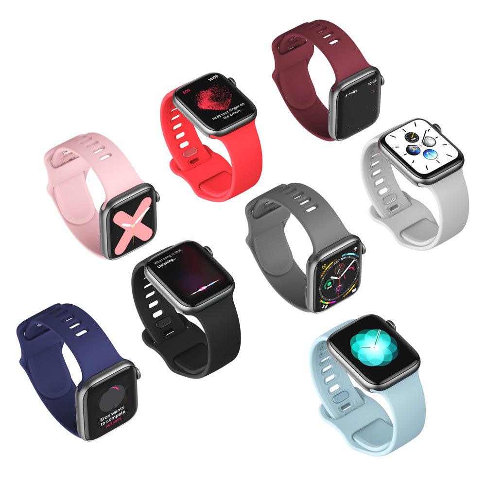 Silicone Apple Watch Band Series 11/10/9/8/7/6/5/4/ SE / Ultra 1/2/3