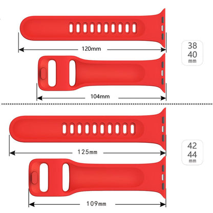 Silicone Apple Watch Band Series 11/10/9/8/7/6/5/4/ SE / Ultra 1/2/3