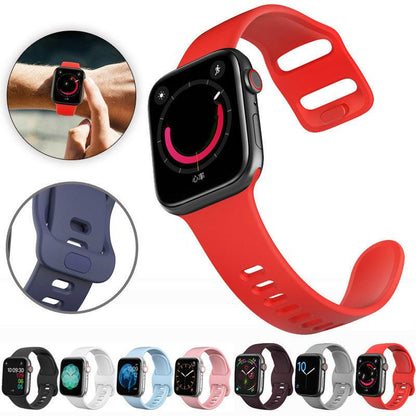 Silicone Apple Watch Band Series 11/10/9/8/7/6/5/4/ SE / Ultra 1/2/3