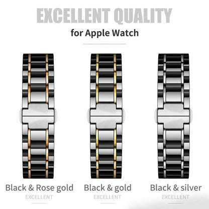 Ceramic Apple Watch Band Series 11/10/9/8/7/6/5/4/ SE / Ultra 1/2/3