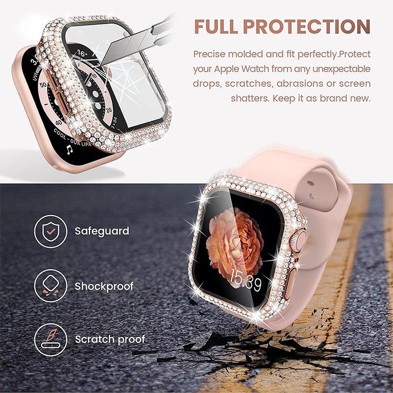 Diamond Apple Watch Case Series 9/8/7/6/5/4/3/2/1/SE