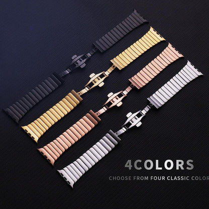 Stainless Steel Apple Watch Strap Series 11/10/9/8/7/6/5/4/ SE / Ultra 1/2/3