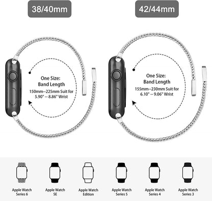 Steel Apple Watch Band Series 11/10/9/8/7/6/5/4/ SE / Ultra 1/2/3