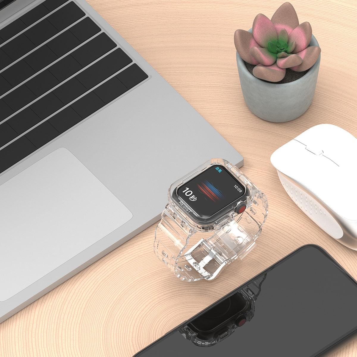 Apple Watch Band+Case Series 11/10/9/8/7/6/5/4/ SE / Ultra 1/2/3