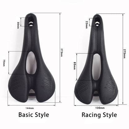 Bike Saddle Breathable Mountain Bike Seat PU Leather Bicycle Seat Cushion Sponge Filled Comfortable Cycling Saddle Replacement Soft Padded With Shock Absorbing Waterproof For Mountain Bike Road Bike