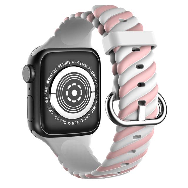 Rubber  Rainbow Apple Watch Band Series 11/10/9/8/7/6/5/4/ SE / Ultra 1/2/3