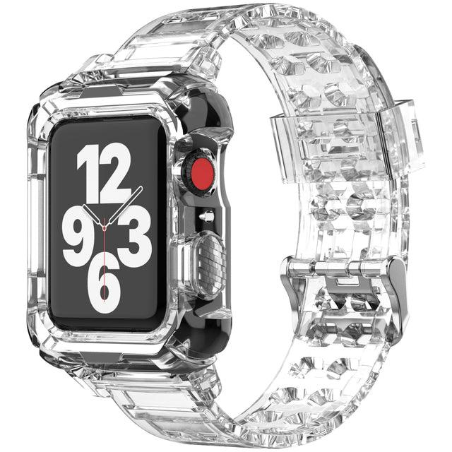 Transparent Apple Watch Band+Case