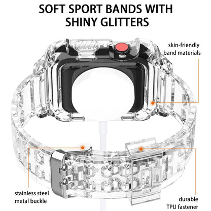 Transparent Apple Watch Band+Case