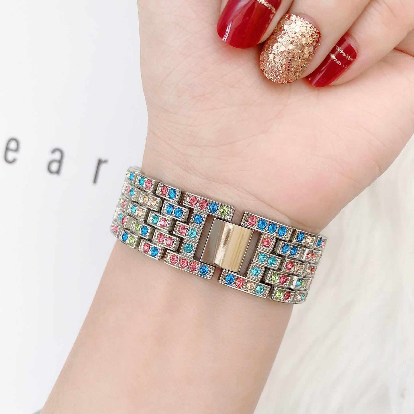 Stainless Steel Apple Watch Strap Series 11/10/9/8/7/6/5/4/ SE / Ultra 1/2/3