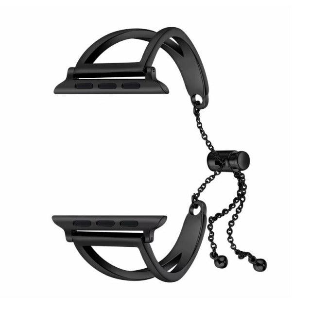 Stainless Steel Apple Watch Jewelry Strap Series 11/10/9/8/7/6/5/4/ SE / Ultra 1/2/3