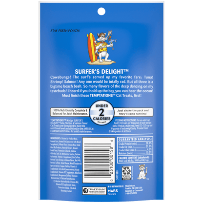 Temptations Mixups Surfers Delight Cat Treat