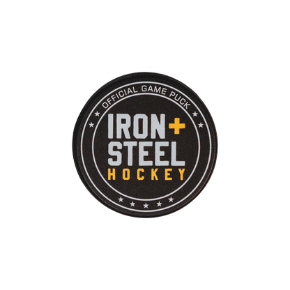 Iron+Steel Hockey Puck