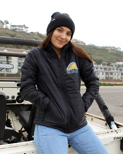 Koloa Rainbow Women's Puffer Jacket