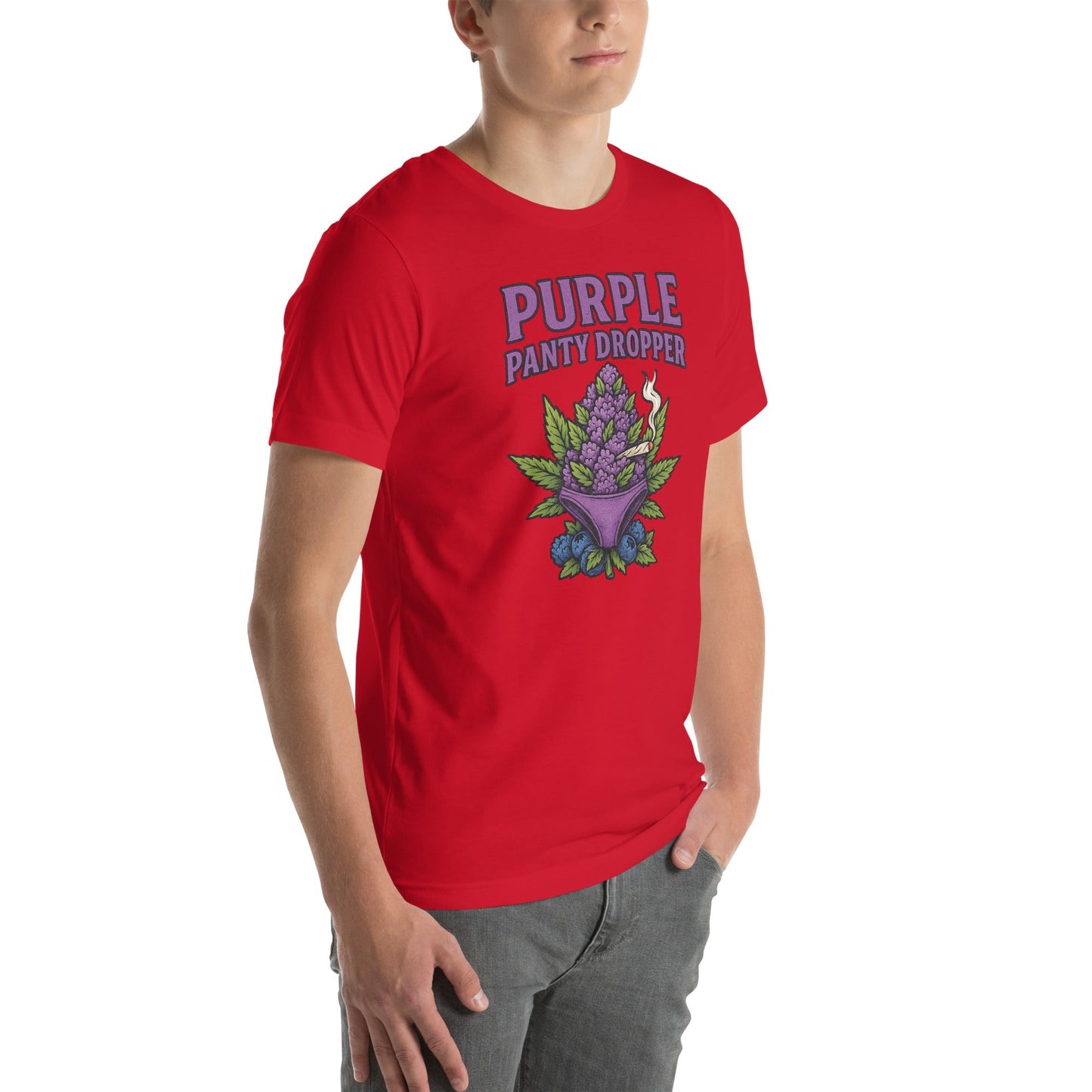 Purple Panty Dropper Unisex t-shirt