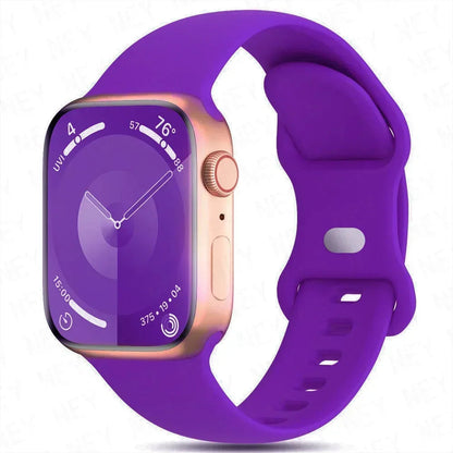 Silicone Apple Watch Band Series 11/10/9/8/7/6/5/4/ SE / Ultra 1/2/3