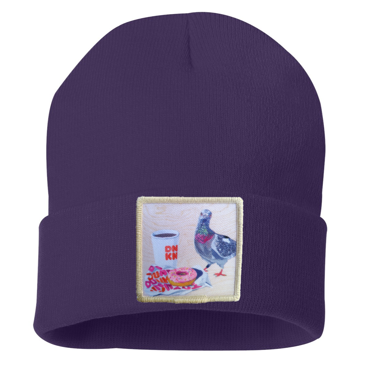 Pigeons Run on Donuts Beanie
