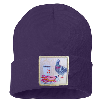 Pigeons Run on Donuts Beanie