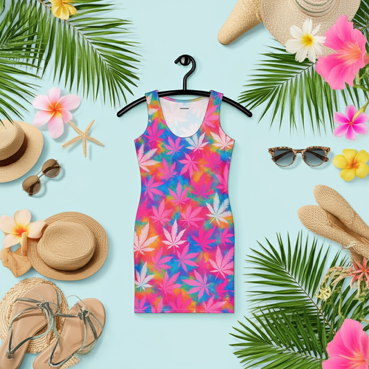 Tie-dye Bodycon dress