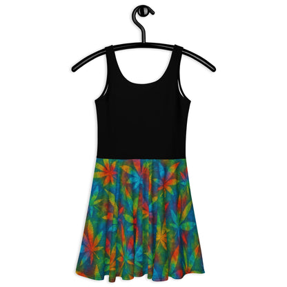 Queen Tie-Dye Skater Dress