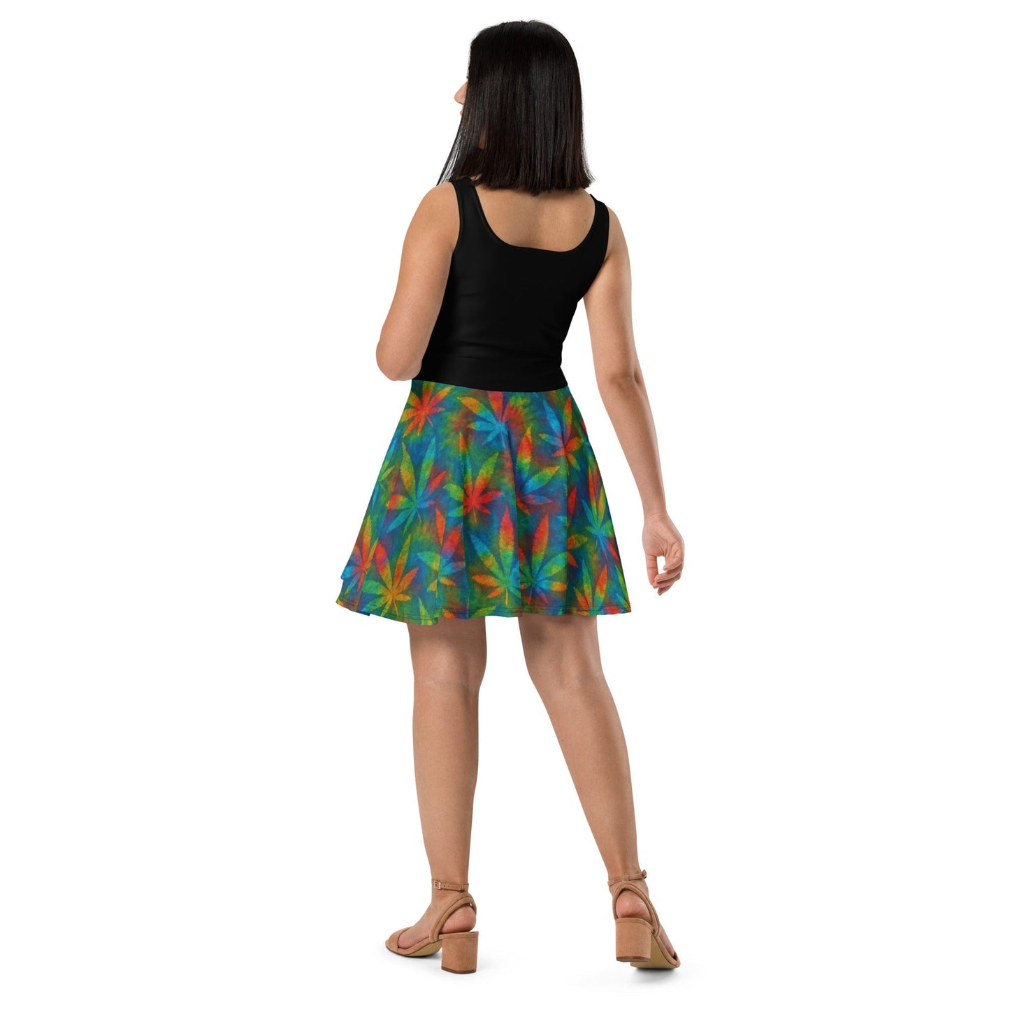 Queen Tie-Dye Skater Dress