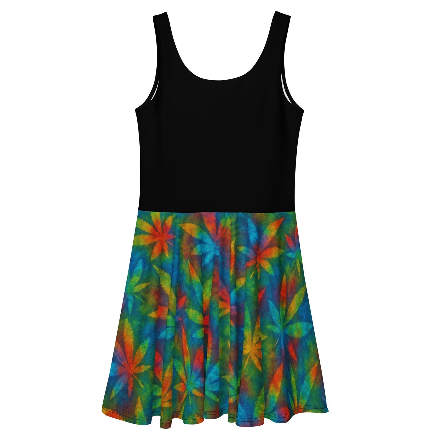 Queen Tie-Dye Skater Dress