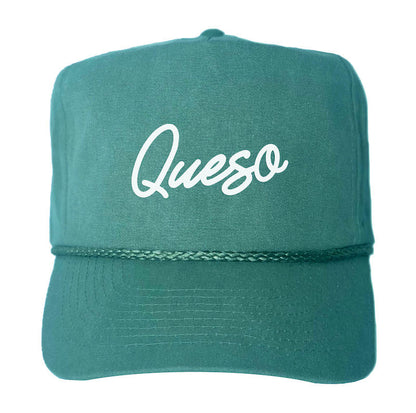 Queso Cursive Canvas Trucker