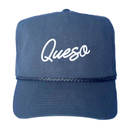 Queso Cursive Canvas Trucker