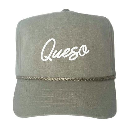 Queso Cursive Canvas Trucker