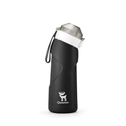 Collapsible Soft Water Bottle with Angled Spout