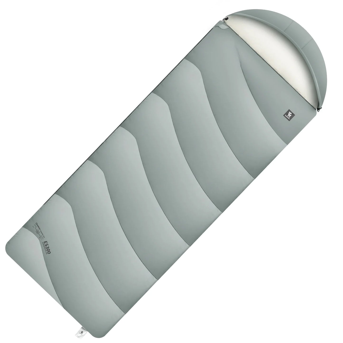Cotton Envelope Portable Backpacking Sleeping Bag for Outdoor Camping with Compression Sack