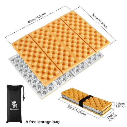 Folding Seat Pad Mat with Foam for Hiking & Camping,  Lightweight & Portable