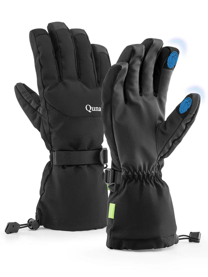 Outdoor Insulated Ski Gloves - Windproof Waterproof Touchscreen Compatible