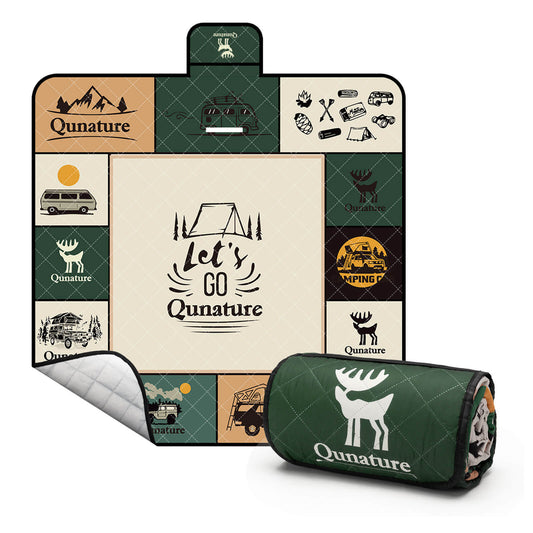 Qunature Picnic Blanket for 6-8 People