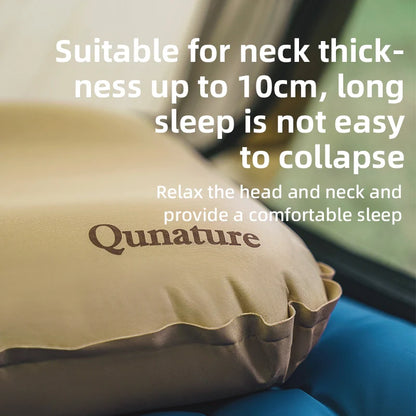 Self-Inflating Cheese Sponge Pillow with 3D High Elastic Support