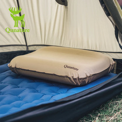 Self-Inflating Cheese Sponge Pillow with 3D High Elastic Support
