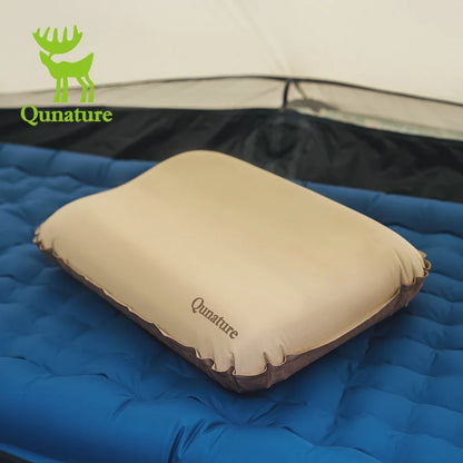 Self-Inflating Cheese Sponge Pillow with 3D High Elastic Support